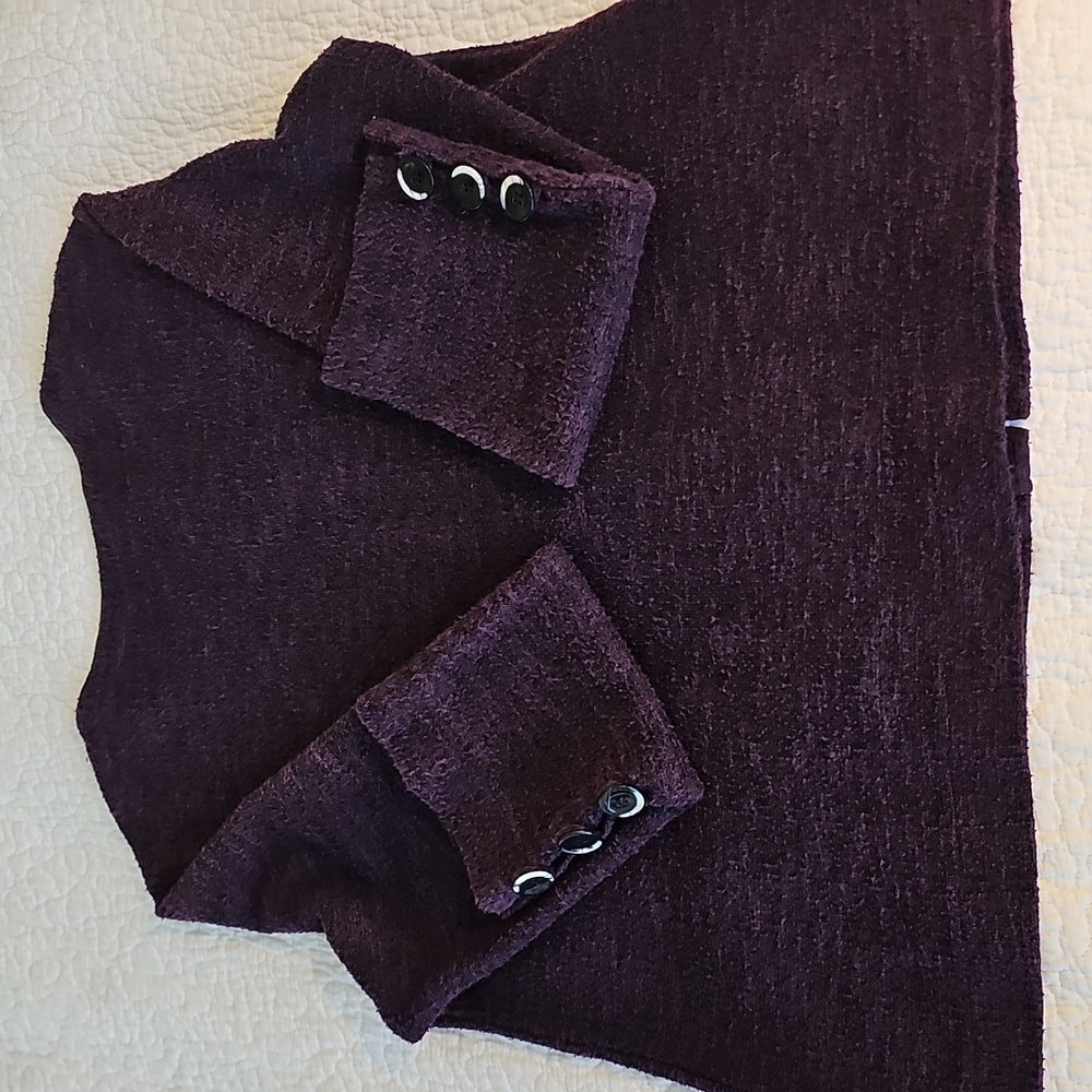 🍇HP🍇Willow Vintage Tweed Sweater Jacket NWT Large - Picture 6 of 9